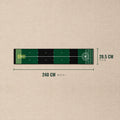 Putting mat dimensions: 240 cm long, 28.5 cm wide